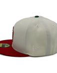 NewEra 59Fifty San Diego Padres 2-Tone Chrome/Red Fitted Hat