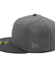 NewEra 59Fifty White Sox Script Grey Fitted Hat