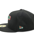 NewEra 59Fifty Padres Script Green/Red Black Fitted Hat