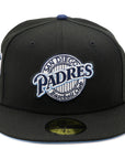 NewEra 59Fifty Padres Baseball Club Black Fitted Hat