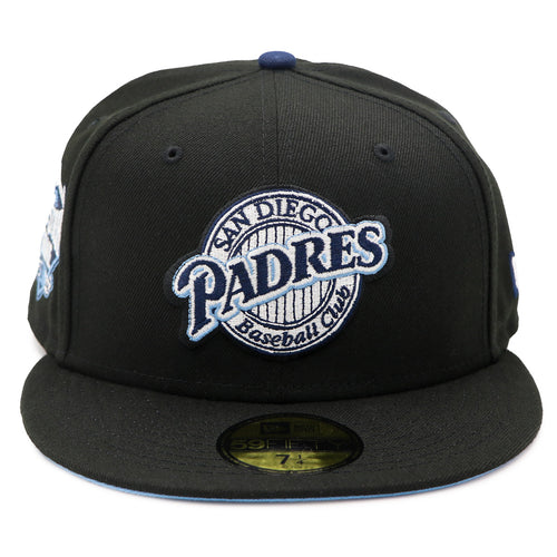 NewEra 59Fifty Padres Baseball Club Black Fitted Hat