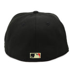 NewEra 59Fifty Padres Script 25th Ann. Black Fitted Hat