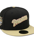 NewEra 59Fifty Padres Script 2-Tone Black/Tan