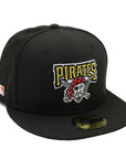 NewEra 59Fifty Pittsburgh Pirates MLB Side Black Fitted Hat