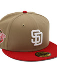 NewEra 59Fifty San Diego Padres 2-Tone Khaki/Red Fitted Hat