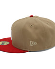 NewEra 59Fifty San Diego Padres 2-Tone Khaki/Red Fitted Hat