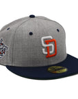 NewEra 59Fifty San Diego Padres 2-Tone Grey/Navy Fitted Hat