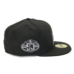 NewEra 59Fifty Swinging Friar Black and White Fitted Hat