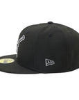 NewEra 59Fifty Swinging Friar Black and White Fitted Hat