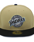 NewEra 59Fifty San Diego Padres 2-Tone Beige/Black Fitted Hat