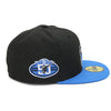 NewEra 59Fifty Swinging Friar 2-Tone Black/Light Blue Fitted Hat