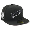 NewEra 59Fifty Padres Script Black and White Fitted Hat