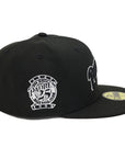 NewEra 59Fifty Padres Script Black and White Fitted Hat