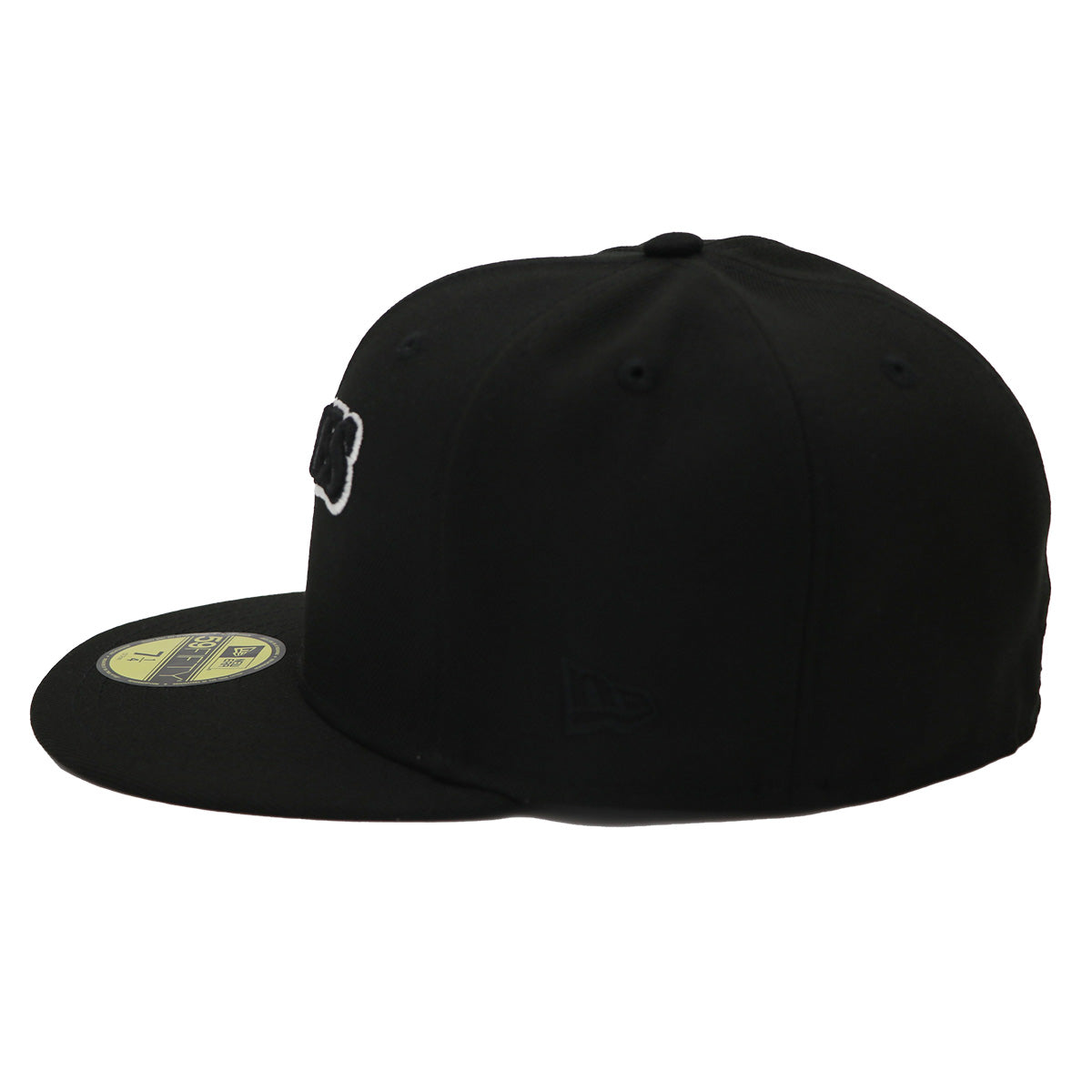 NewEra 59Fifty Padres Script Black and White Fitted Hat