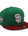 NewEra 59Fifty San Diego Padres 2-Tone Green/Maroon Fitted Hat