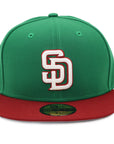 NewEra 59Fifty San Diego Padres 2-Tone Green/Maroon Fitted Hat