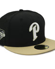 NewEra 59Fifty Padres P 2-Tone Black/Beige Fitted Hat