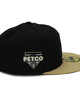 NewEra 59Fifty Padres P 2-Tone Black/Beige Fitted Hat