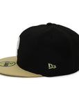 NewEra 59Fifty Padres P 2-Tone Black/Beige Fitted Hat