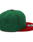 NewEra 9Fifty Padres Green/Red Snapback