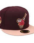 NewEra Swinging Friar Maroon/Pink Hat