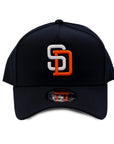 New Era San Diego Padres Basic Navy and Orange Adjustable Hat