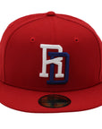 New Era 59Fifty Dominican Republic Fitted Hat 3 Colors Available Red Royal and Stone