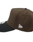 NewEra 9Forty San Diego Padres A-Frame Brown and Black Adjustable Hat