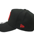 NewEra 9Forty San Diego Padres A-Frame Black and Red Adjustable Hat