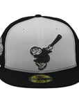 New Era 59Fifty MLB San Diego Padres Swinging Friar Black and White Fitted hat