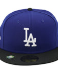 New Era 59Fifty Los Angeles Dodgers Basic Logo Navy and Black Fitted hat