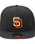 New Era 59Fifty MLB San Diego Padres All Star Game 1992 Black and Yellow