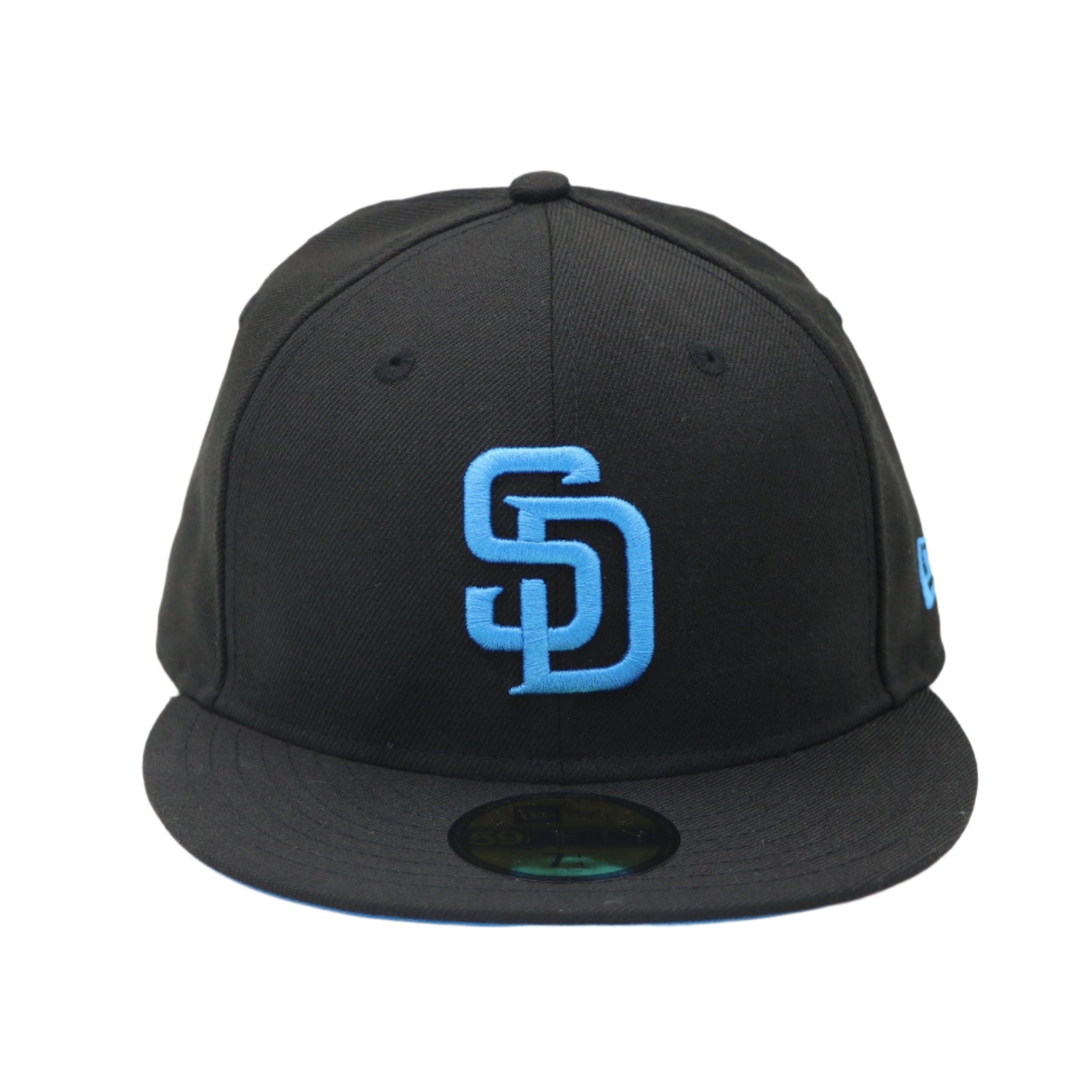 New Era MLB 59Fifty Sa Diego Padres Black and Blue Basic Fitted Hat