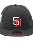 New Era 59Fifty MLB San Diego Padres All Star Game 2016 Black and Red Fitted Hat