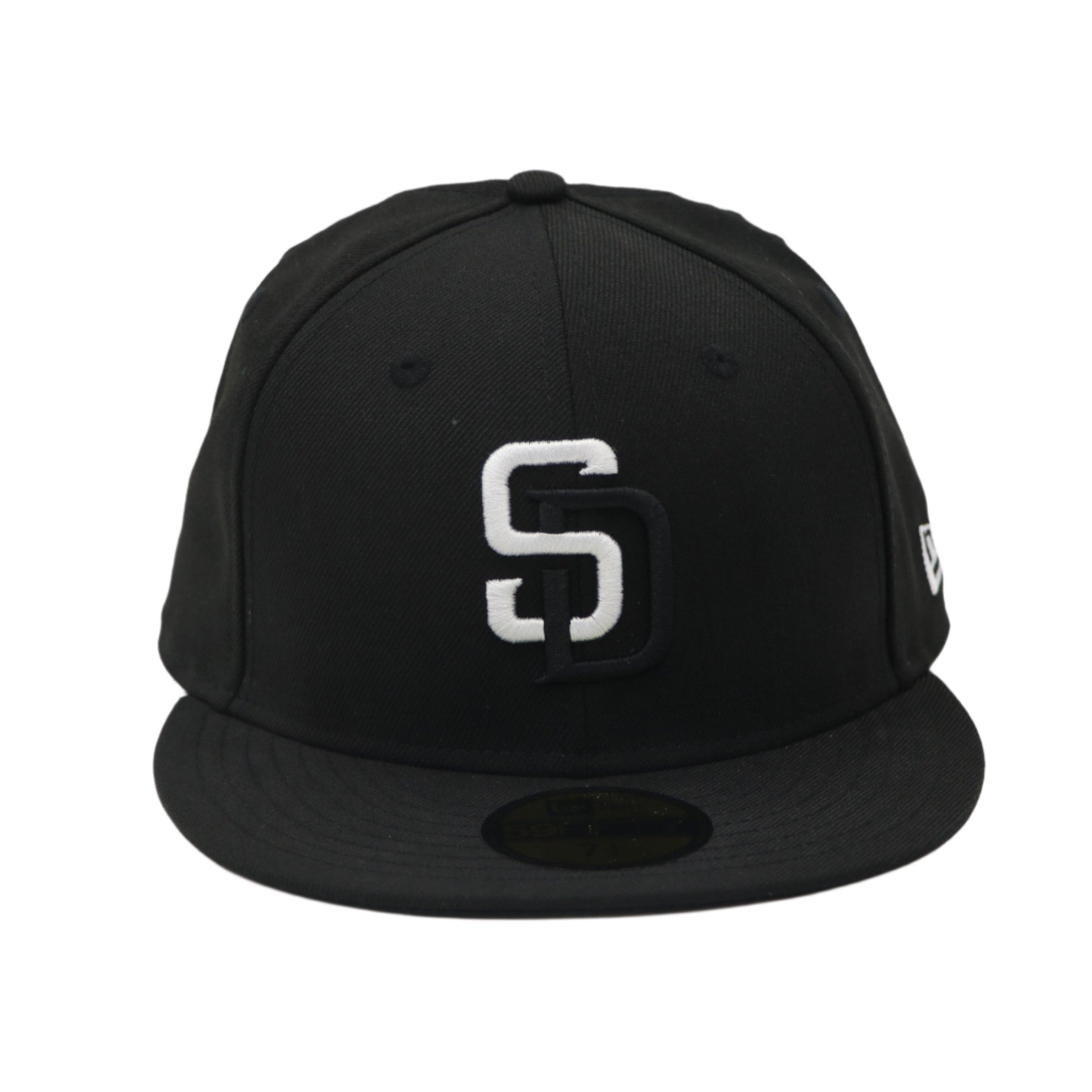 New Era 59Fifty MLB San Diego Padres Black and White Fitted hat