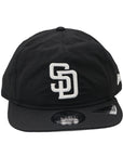 New Era the Golfer SD Padres Black and White Strapback