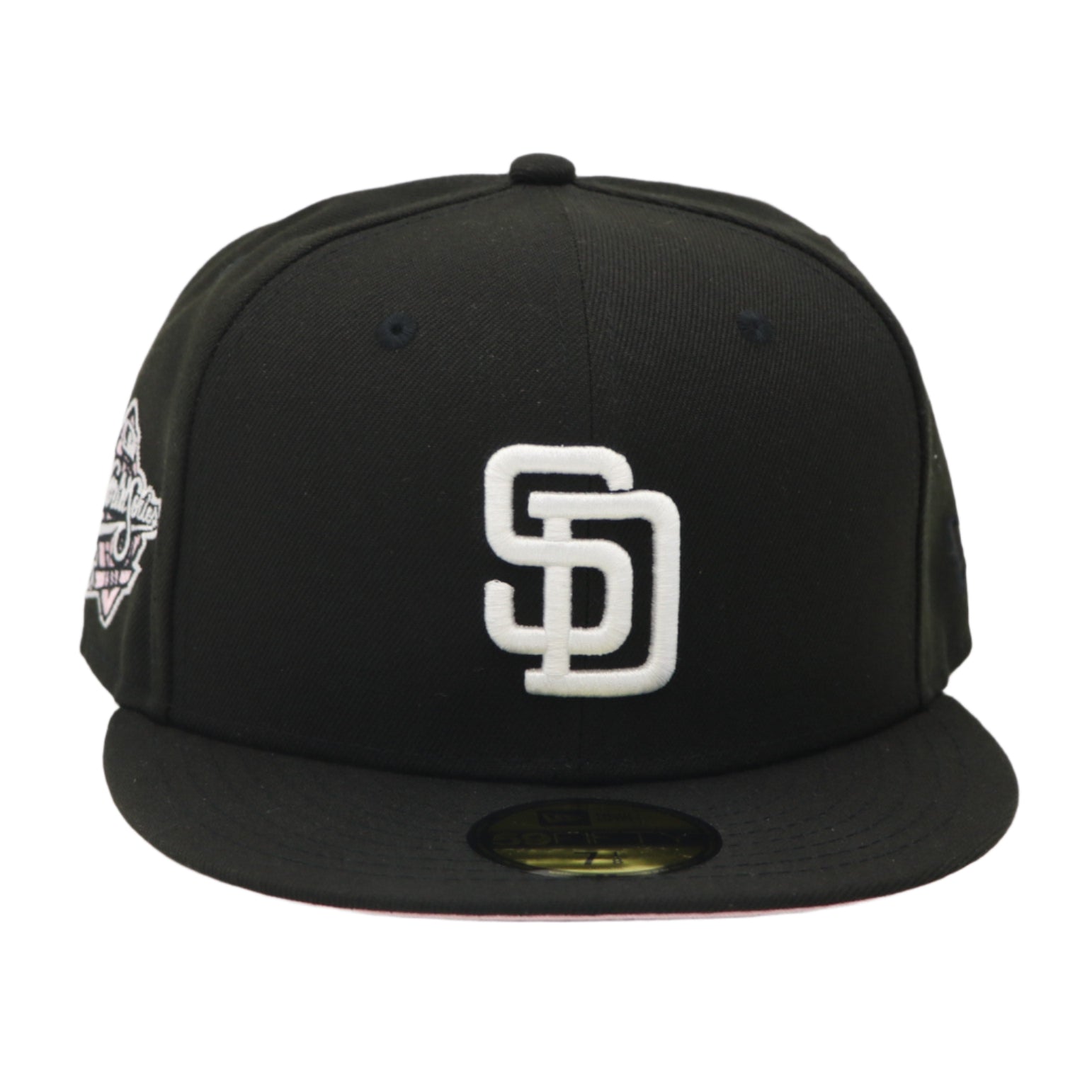 New Era 59Fifty MLB San Diego Padres Worls Series 1998 Black and Pink Fitted Hat