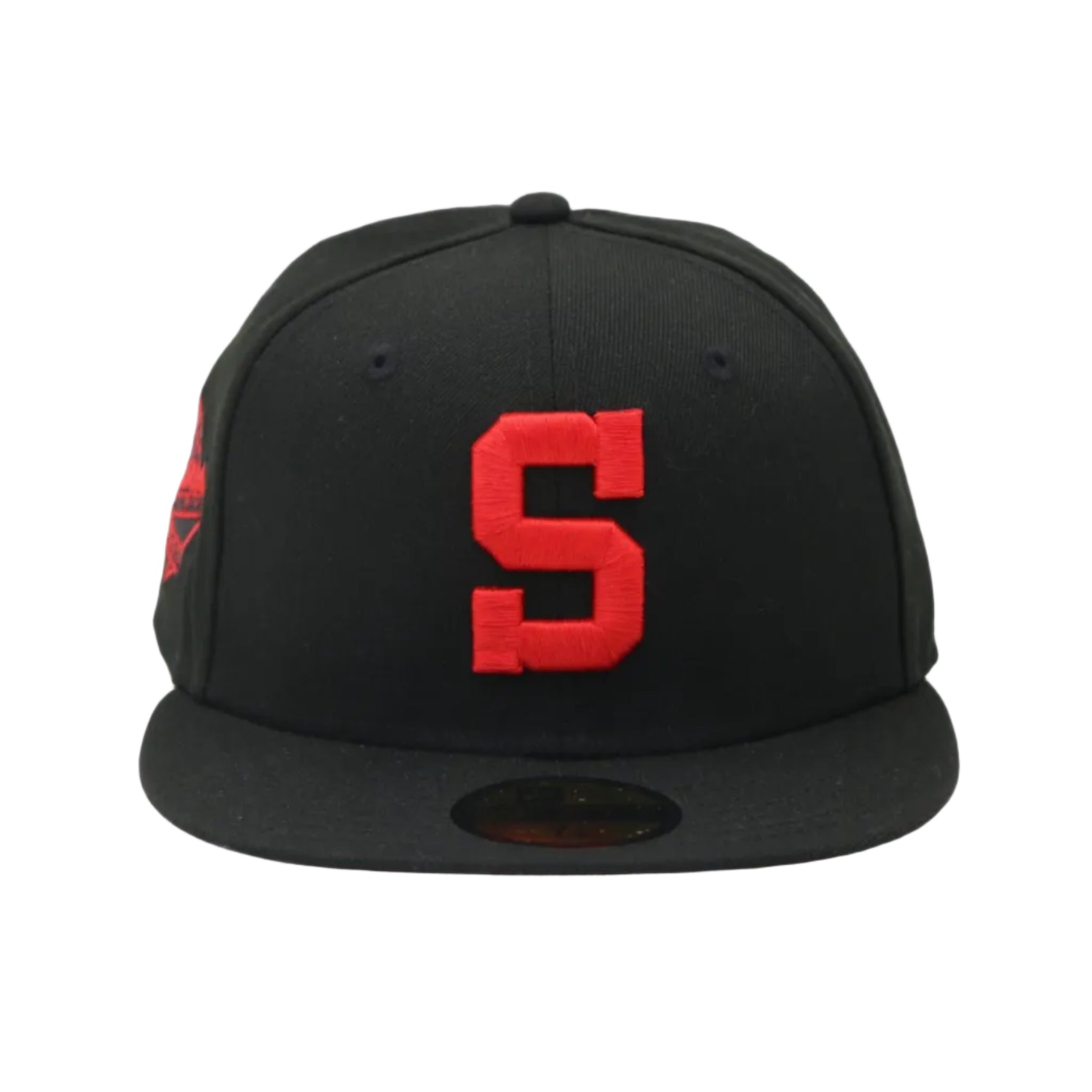 New Era 59Fifty MLB San Diego Padres National League 1969 - 1999 Black and Red Fitted Hat