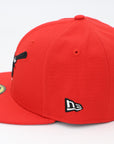 New Era 59FIFTY Fitted Cap – Red Swinging Mascot Logo