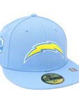 New Era 59Fifty Los Angels Chargers Baby Blue Fitted Hat