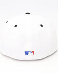 San Diego Fitted Hat – White & Black