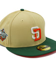 New Era 59Fifty San Diego Padres 2-Tone Green/Tan World Series '98 Fitted Hat