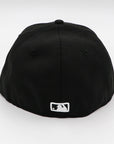 New Era San Diego Padres Fitted Black White Logo