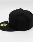 New Era San Diego Padres Fitted Black White Logo