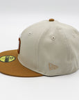 New Era 59 Fifty San Diego Padres Fitted Hat Tan/Beige Petco Park