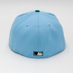 New Era 59Fifty San Diego Padres Fitted Two-Tone Sky Blue Green "40th Anniversary"