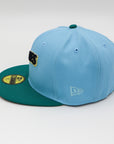 New Era 59Fifty San Diego Padres Fitted Two-Tone Sky Blue Green "40th Anniversary"