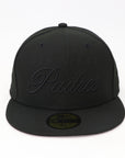 New Era San Diego Padres 59FIFTY fitted hat with a clean, all-black tonal design