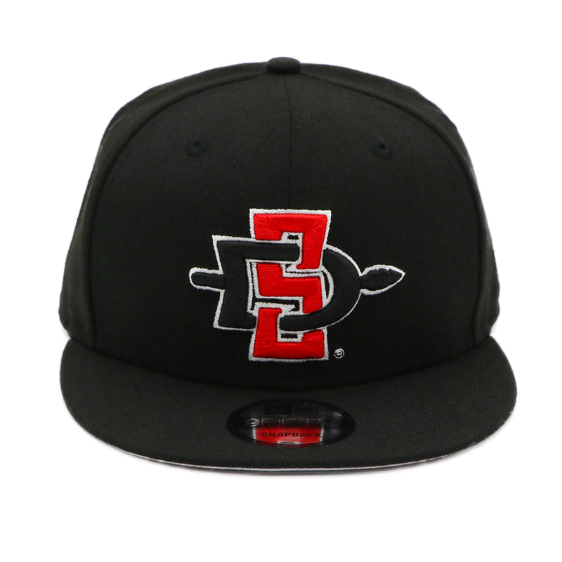 New Era 9Fifty San Diego State University Aztecs Black Snapback Hat