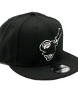 New Era 9Fifty San Diego Padres Swinging Friar Black Snapback Hat